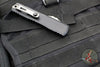 Microtech Ultratech ZBP Zero Blade Play OTF Knife- Single Edge- Black Handle- Stonewash Blade 1121-10