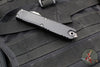 Microtech Ultratech ZBP Zero Blade Play OTF Knife- Single Edge- Black Handle- Stonewash Blade 1121-10