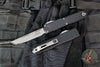 Microtech Ultratech ZBP Zero Blade Play OTF Knife- Single Edge- Black Handle- Apocalyptic Blade 1121-10 AP