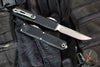 Microtech Ultratech ZBP Zero Blade Play OTF Knife- Single Edge- Black Handle- Stonewash Blade 1121-10