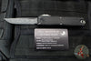 Microtech Ultratech ZBP Zero Blade Play OTF Knife- Clip Point- Black Handle- Vegas Forge Reptilian Pattern Damascus Blade 1121-16 MS4