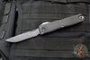 Microtech Ultratech ZBP Zero Blade Play OTF Knife- Clip Point- Black Handle- Vegas Forge Reptilian Pattern Damascus Blade 1121-16 MS4