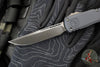 Microtech Ultratech ZBP Zero Blade Play OTF Knife- Single Edge- Shadow Edition- Black Handle- Black DLC Plain Edge Blade- DLC Hardware 1121-1 DLCTSH