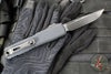 Microtech Ultratech ZBP Zero Blade Play OTF Knife- Single Edge- Shadow Edition- Black Handle- Black DLC Plain Edge Blade- DLC Hardware 1121-1 DLCTSH
