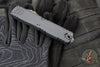 Microtech Ultratech ZBP Zero Blade Play OTF Knife- Single Edge- Shadow Edition- Black Handle- Black DLC Plain Edge Blade- DLC Hardware 1121-1 DLCTSH