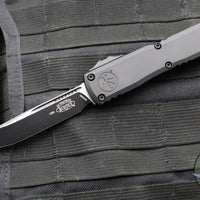 Microtech Ultratech ZBP Zero Blade Play OTF Knife- Single Edge- Tactical- Black Handle- Black Blade 1121-1 T