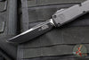 Microtech Ultratech ZBP Zero Blade Play OTF Knife- Single Edge- Tactical- Black Handle- Black Blade 1121-1 T