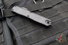 Microtech Ultratech ZBP Zero Blade Play OTF Knife- Single Edge- Tactical- Black Handle- Black Blade 1121-1 T