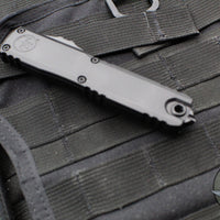 Microtech Ultratech ZBP Zero Blade Play OTF Knife- Single Edge- Tactical- Black Handle- Black Blade 1121-1 T