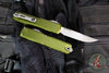 Microtech Ultratech OTF Knife- GEN IV- Single Edge- OD Green Handle- Apocalyptic Finished Blade 11214-10 APOD