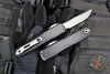 Microtech Ultratech OTF Knife- GEN IV- Single Edge- Black Handle- Apocalyptic Finished Blade 11214-10 AP
