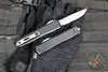 Microtech Ultratech OTF Knife- GEN IV- Single Edge- Black Handle- Stonewash Finished Blade 11214-10