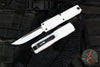 Microtech Ultratech OTF Knife- GEN IV- Single Edge- Stormtrooper Edition- White Handle- White Finished Plain Edge Blade 11214-1 STD