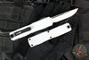 Microtech Ultratech OTF Knife- GEN IV- Single Edge- Stormtrooper Edition- White Handle- White Finished Plain Edge Blade 11214-1 STD