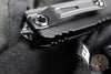 Microtech Ultratech OTF Knife- GEN IV- Single Edge- Tactical- Black Handle- Black Finished Plain Edge Blade 11214-1 T