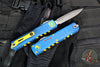 Microtech Ultratech ZBP Zero Blade Play OTF Knife- Double Edge- Fallout Finished Handle- Apocalyptic Blade 1122-10 FOS