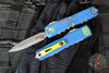 Microtech Ultratech ZBP Zero Blade Play OTF Knife- Double Edge- Fallout Finished Handle- Apocalyptic Blade 1122-10 FOS