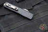 Microtech Ultratech ZBP Zero Blade Play OTF Knife- Double Edge- Black Handle- Stonewash Blade 1122-10