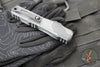 Microtech Ultratech ZBP Zero Blade Play OTF Knife- Double Edge- Urban Camo Comic Finished Handle And Plain Edge Blade 1122-1 UCCOMICS
