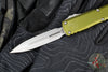 Microtech Ultratech OTF Knife- GEN IV- Double Edge- OD Green Handle- Stonewash Finished Blade 11224-10 OD