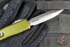 Microtech Ultratech OTF Knife- GEN IV- Double Edge- OD Green Handle- Stonewash Finished Blade 11224-10 OD