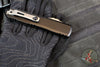Microtech Ultratech OTF Knife- GEN IV- Double Edge- Black Handle- Stonewash Finished Blade 11224-10