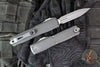 Microtech Ultratech OTF Knife- GEN IV- Double Edge- Blade Show 2026- Dark grey Handle And Matching Blade 11224-1 BS