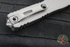 Microtech Ultratech ZBP Zero Blade Play OTF Knife- Tanto Edge- Natural Clear Handle- Apocalyptic Blade 1123-10 APNC