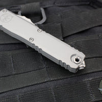 Microtech Ultratech ZBP Zero Blade Play OTF Knife- Tanto Edge- Natural Clear Handle- Apocalyptic Blade 1123-10 APNC