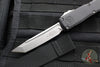 Microtech Ultratech ZBP Zero Blade Play OTF Knife- Tanto Edge- Black Handle- Stonewash Blade 1123-10