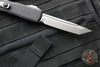 Microtech Ultratech ZBP Zero Blade Play OTF Knife- Tanto Edge- Black Handle- Stonewash Blade 1123-10