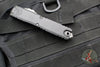 Microtech Ultratech ZBP Zero Blade Play OTF Knife- Tanto Edge- Black Handle- Stonewash Blade 1123-10