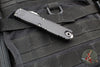 Microtech Ultratech ZBP Zero Blade Play OTF Knife- Tanto Edge- Black Handle- Apocalyptic Full Serrated Blade 1123-12 AP