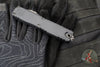 Microtech Ultratech ZBP Zero Blade Play OTF Knife- Tanto Edge- Shadow Edition- Black Handle- Black DLC Plain Edge Blade- DLC Hardware 1123-1 DLCTSH
