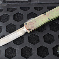 Microtech Ultratech ZBP Zero Blade Play OTF Knife- Tanto Edge- Outbreak Finished Handle- Outbreak Blade 1123-1 OBDS