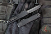 Microtech Ultratech ZBP Zero Blade Play OTF Knife- Tanto Edge- Tactical- Black Finished Handle- Black Blade 1123-1 T