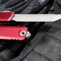 Microtech Ultratech OTF Knife- GEN IV- Tanto Edge- Merlot Handle- Apocalyptic Finished Blade 11234-10 APMR