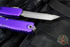 Microtech Ultratech OTF Knife- GEN IV- Tanto Edge- Purple Handle- Apocalyptic Finished Blade 11234-10 APPU