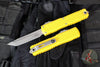 Microtech Ultratech OTF Knife- GEN IV- Tanto Edge- Yellow Handle- Apocalyptic Finished Blade 11234-10 APYW