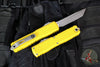 Microtech Ultratech OTF Knife- GEN IV- Tanto Edge- Yellow Handle- Apocalyptic Finished Blade 11234-10 APYW