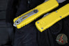Microtech Ultratech OTF Knife- GEN IV- Tanto Edge- Yellow Handle- Apocalyptic Finished Blade 11234-10 APYW