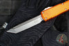 Microtech Ultratech OTF Knife- GEN IV- Tanto Edge- Orange Handle- Stonewash Finished Blade 11234-10 OR