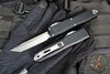Microtech Ultratech OTF Knife- GEN IV- Tanto Edge- Black Handle- Stonewash Finished Blade 11234-10