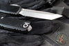 Microtech Ultratech OTF Knife- GEN IV- Tanto Edge- Black Handle- Stonewash Finished Blade 11234-10