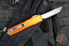 Microtech Ultratech OTF Knife- GEN IV- Tanto Edge- Orange Handle- Stonewash Finished Blade 11234-10 OR