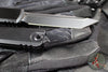 Microtech Ultratech OTF Knife- GEN IV- Tactical- Tanto Edge- Black Handle- Black Finished Plain Edge Blade 11234-1 T