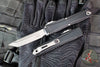 Microtech Ultratech OTF Knife- GEN IV- Bravo Handle Pattern- Tanto Edge- Black Handle- Apocalyptic Finished Plain Edge Blade 11234BR-10 AP