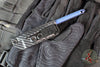 Microtech Tac-P Mini- Titanium- Antique Blue Anodized 112M-MS1
