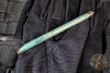 Microtech Tac-P Mini- Titanium- Antique Green Anodized- Bronze Glassbreaker 112M-MS2