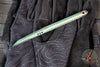 Microtech Tac-P Mini- Titanium- Antique Green Anodized- Bronze Glassbreaker 112M-MS2